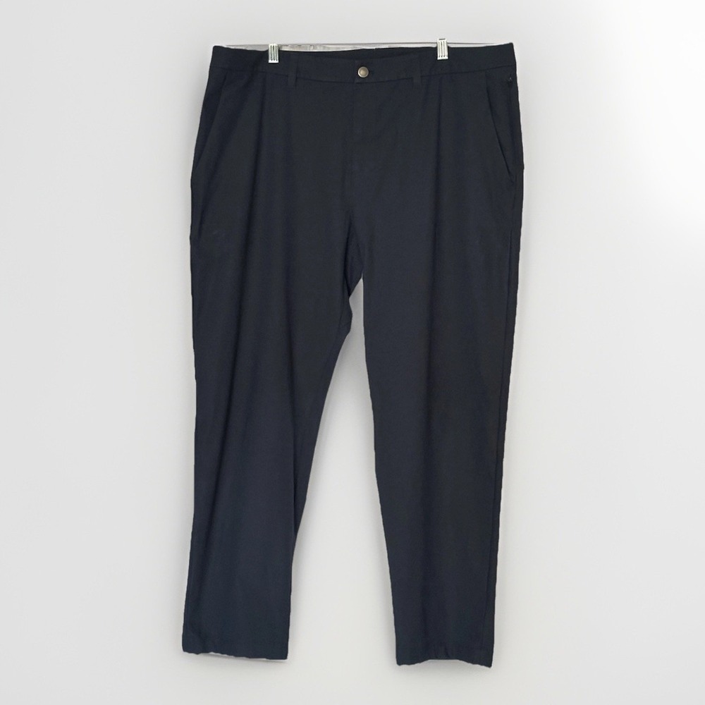 Lululemon ABC Classic-Fit Trouser Men's 38 Navy Blue‎ Warpstreme Stretch Pants